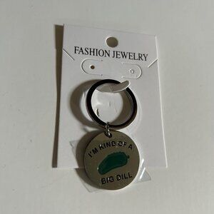 Dill Pickle Key Chain New